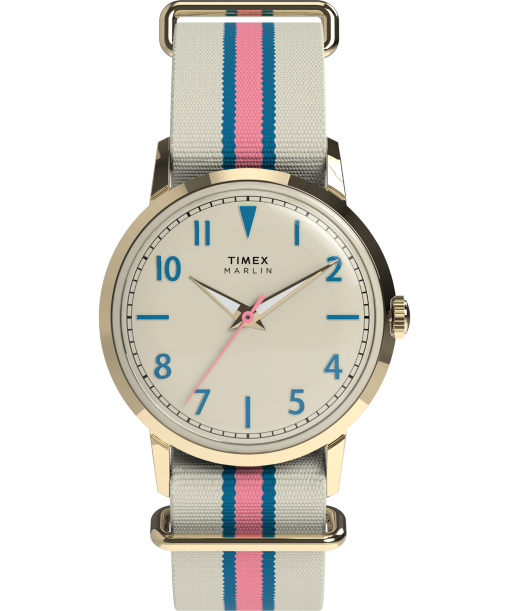 TW2Y49800 Marlin® 34mm Fabric Strap Watch  Primary Image