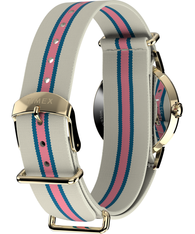 TW2Y49800 Marlin® 34mm Fabric Strap Watch  Caseback with Attachment Image