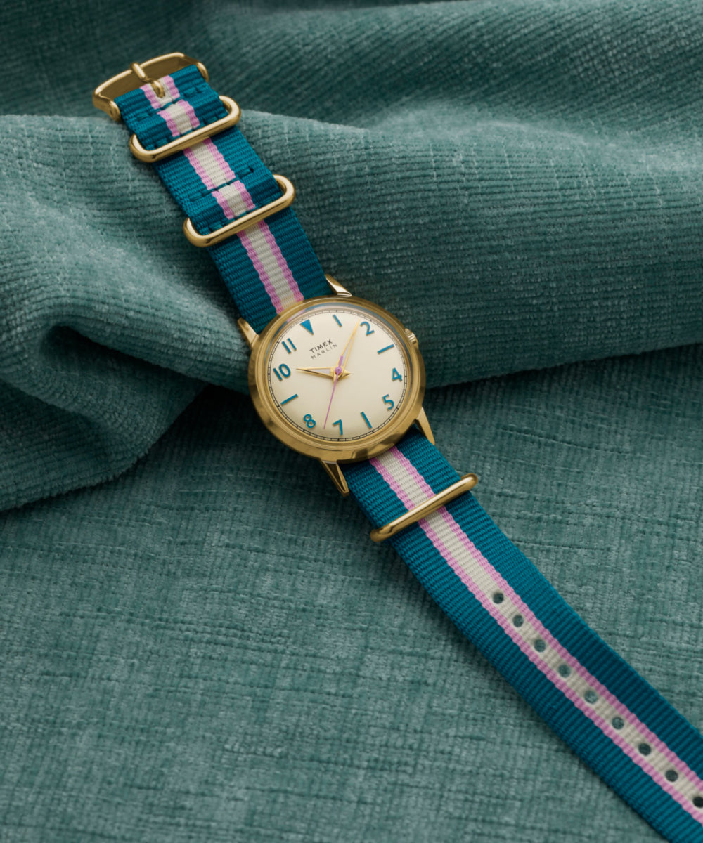 Marlin® 34mm Fabric Strap Watch - TW2Y49900 | Timex US