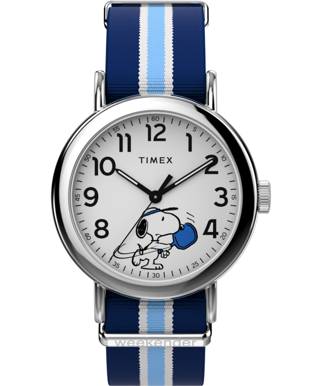 Peanuts® x Timex Weekender Pickleball 37mm Fabric Strap Watch Peanuts® x Timex Weekender Pickleball 37mm Fabric Strap Watch