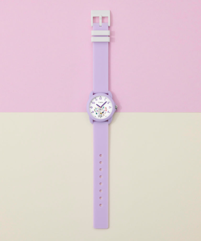 TW2Y51200 Peanuts® x Timex Youth Spring 30mm Silicone Strap Watch Campaign Key Silhouettes (Beauty shots) Image