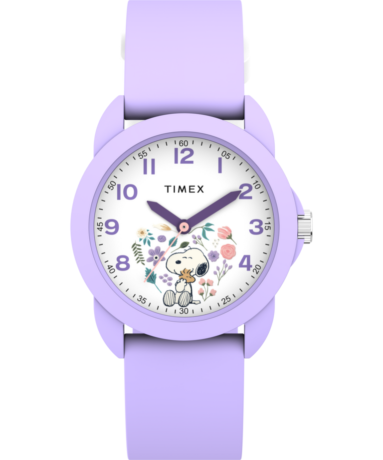Imagen principal de reloj Peanuts® x Timex Youth Spring de 30 mm con correa de silicona TW2Y51200