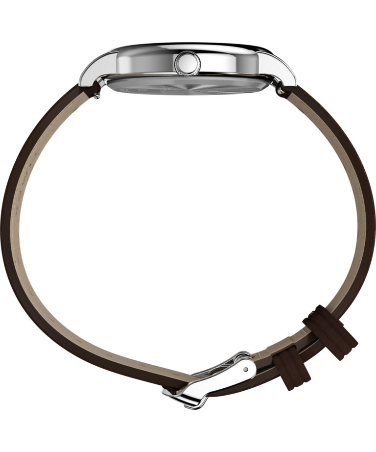 TW2Y51500 Reloj Peanuts® x Timex Weekender Baseball de 38 mm con correa de piel, imagen de perfil