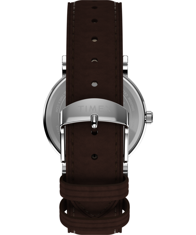 TW2Y51500 Reloj Peanuts® x Timex Weekender Baseball de 38 mm con correa de piel, imagen de la correa