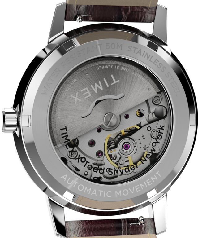 TW2Y51600 Todd Snyder x Timex Olive Marlin® Automatic Caseback Image