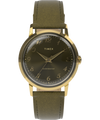 TW2Y51700 Timex x Todd Snyder 34mm Leather Strap Watch Primary Image