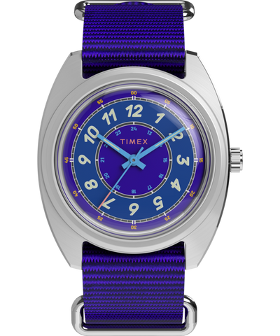 TW2Y52200 Timex x Worn & Wound Whirlpool 37mm Fabric Strap Watch Primary Image