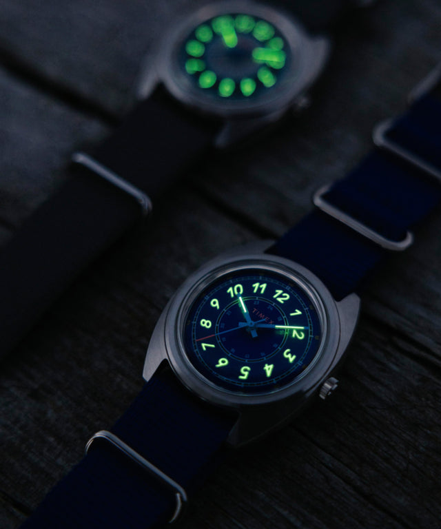 TW2Y52200 Reloj «Worn & Wound» x Timex Whirlpool de 37 mm con correa de tela. Foto alternativa de belleza 2