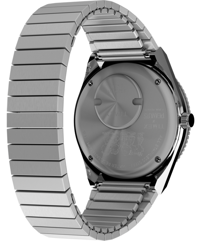 Peanuts® x Q Timex® 36mm Stainless Steel Expansion Band Watch