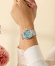 TW2Y52700 Peanuts® x Q Timex® 36mm Stainless Steel Expansion Band Watch Primary Wrist Image