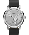 TW2Y53800 Reloj Peanuts® x Timex Marlin® Automatic Soccer de 40 mm con correa de piel. Imagen principal