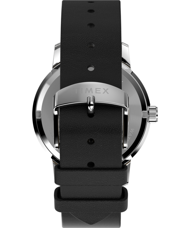 TW2Y53800 Peanuts® x Timex Marlin® Automatic Soccer, 40 mm, correa de piel. Imagen de la correa del reloj