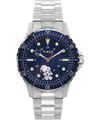 TW2Y53900 Peanuts® x Timex Navi Snoopy Soccer 41mm Stainless Steel Bracelet Watch Primary Image