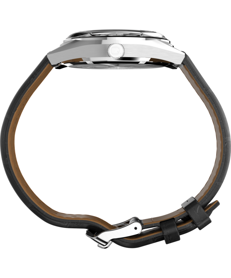 TW2Y55700 Q Timex Red Vega 1978 Reissue 38mm Leather Strap Watch Profile Image