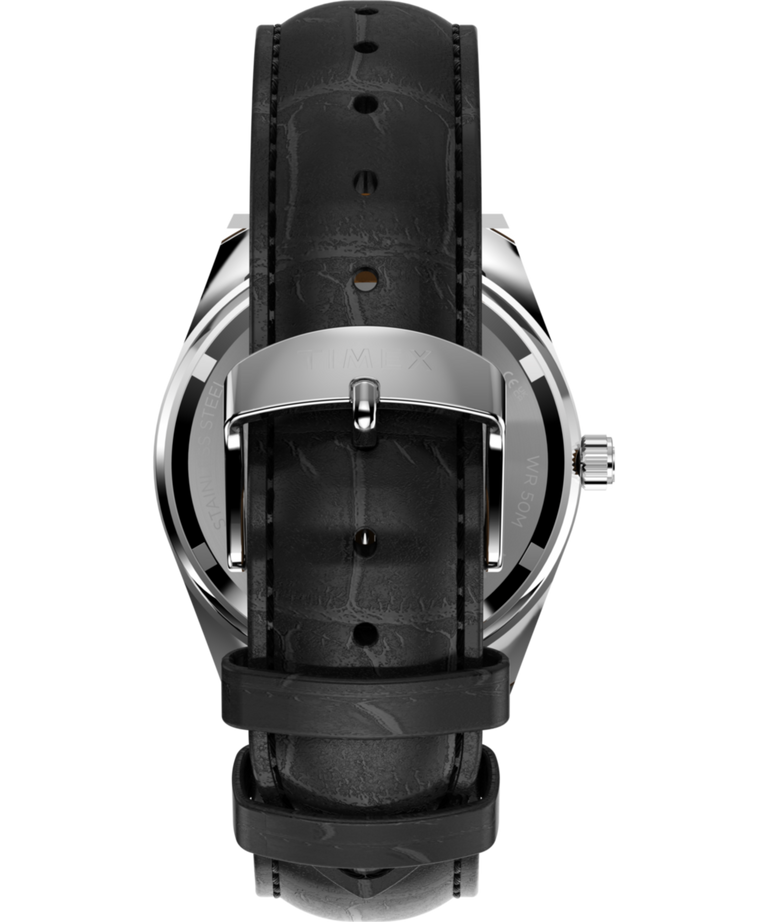 TW2Y55700 Q Timex Red Vega 1978 Reissue 38mm Leather Strap Watch Strap Image