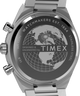 TW2Y55900 Q Timex Continental Chronograph 40mm Stainless Steel Bracelet Watch Caseback Image