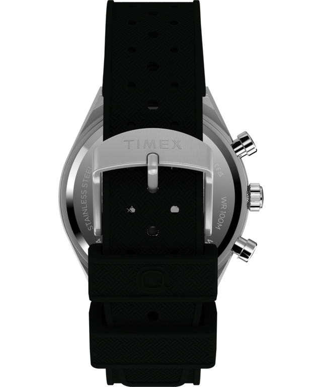 TW2Y56100 Q Timex Continental Chronograph 40mm Synthetic Rubber Strap Watch  Strap Image