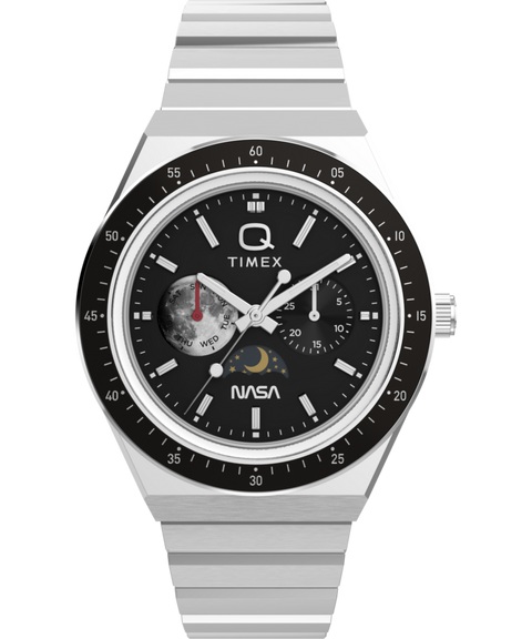 Q TIMEX x NASA（クォーツ）　送料込み Q Timex NASA 40mm Stainless Steel Bracelet Watch - TW2Y56700