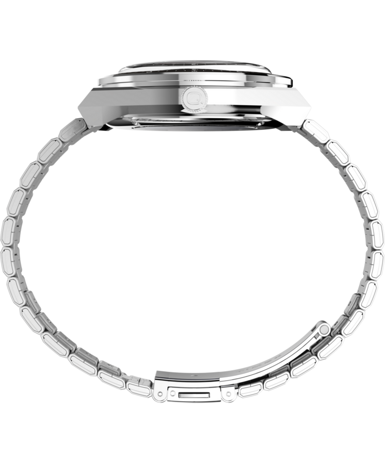 TW2Y56700 Q Reloj Timex NASA de 40 mm con brazalete de acero inoxidable. Imagen de perfil