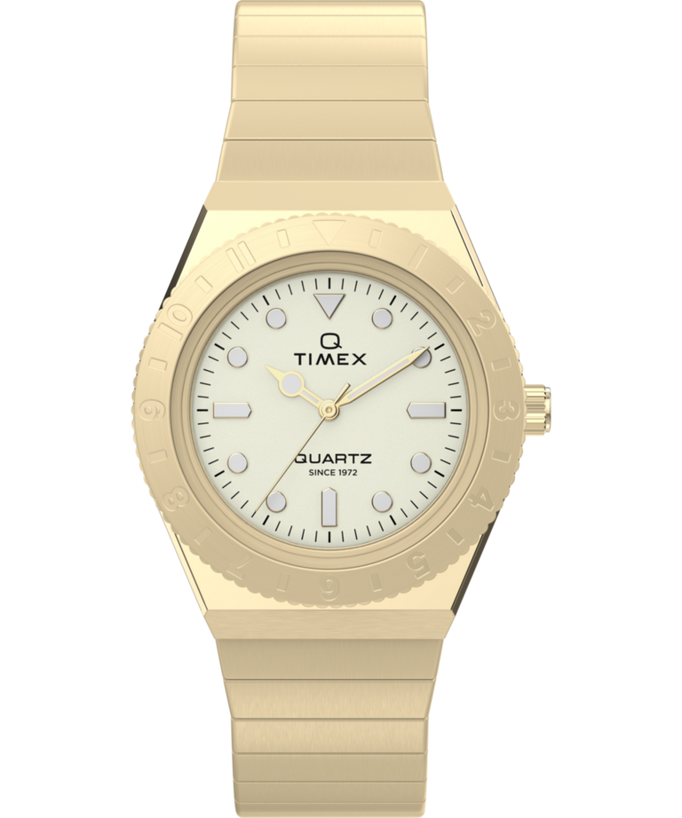 TW2Y57500 Q Timex® Mini 30mm Stainless Steel Expansion Band Watch  Primary Image