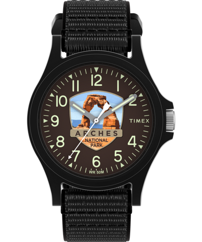 TW2Y58300 Timex Arches National Park 40mm Fabric Strap Watch Primary Image