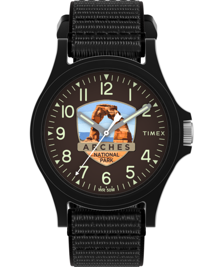 TW2Y58300 Timex Arches National Park 40mm Fabric Strap Watch Primary Image