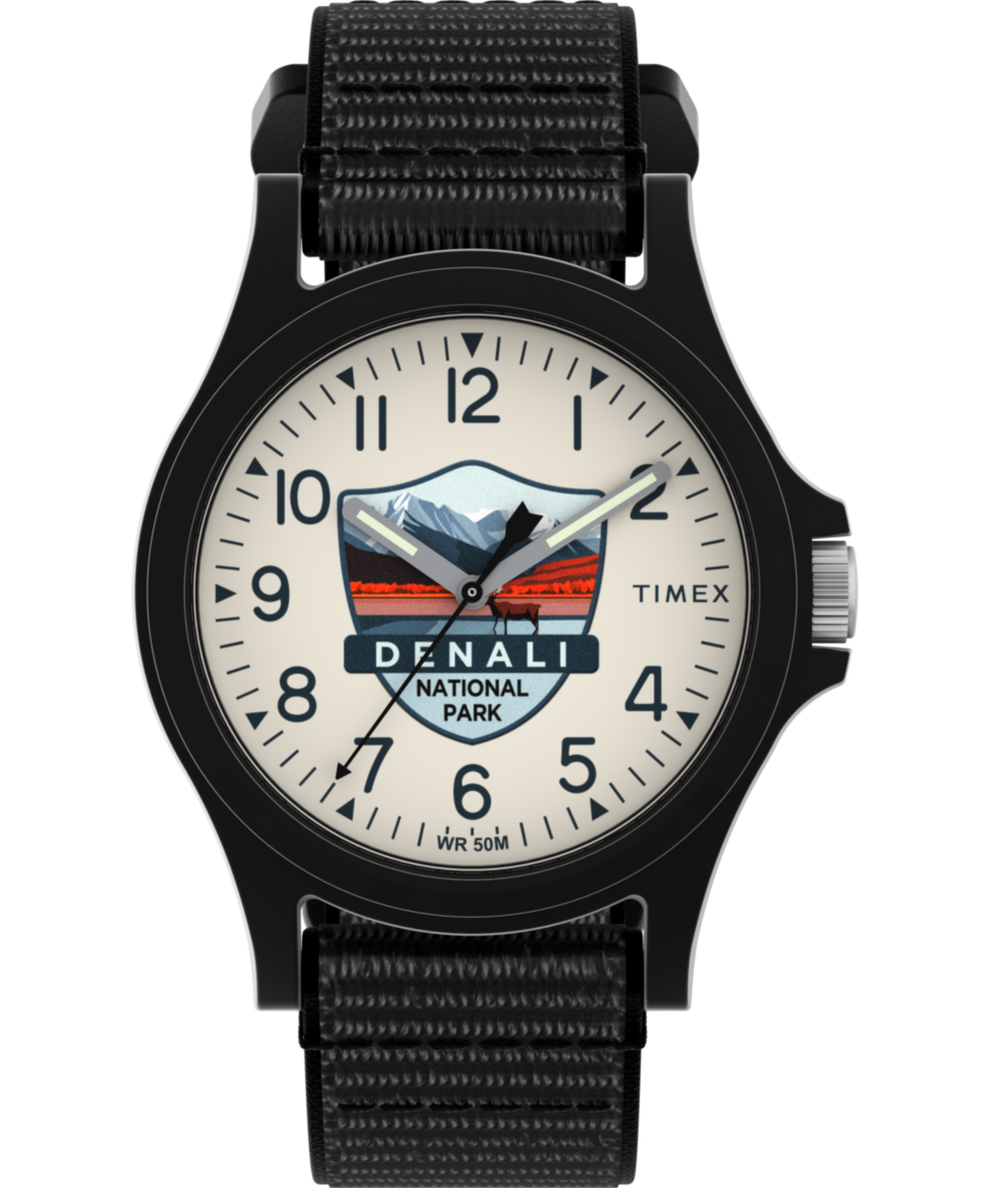 TW2Y58400 Timex Denali National Park 40mm Fabric Strap Watch Primary Image