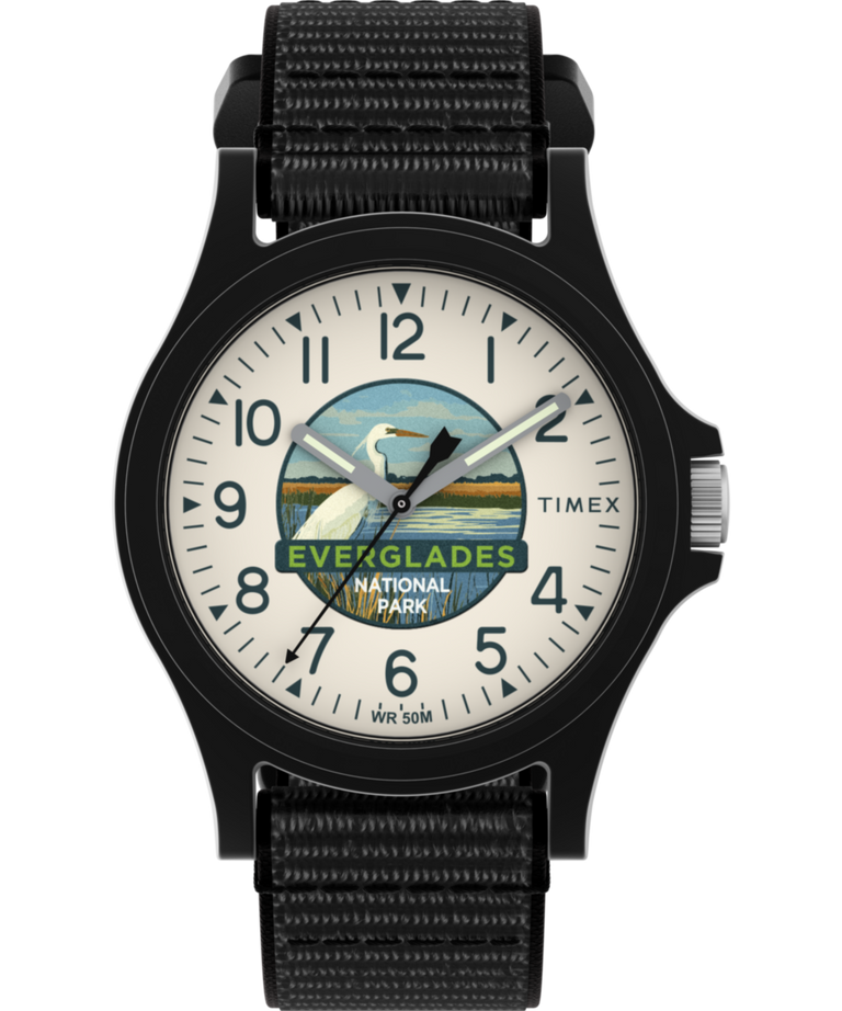 TW2Y58500 Timex Everglades National Park 40mm Fabric Strap Watch Primary Image