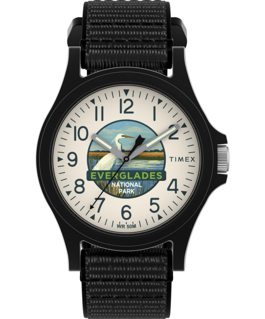 TW2Y58500 Timex Everglades National Park 40mm Fabric Strap Watch Primary Image