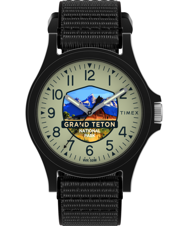 TW2Y58600 Reloj Timex «Grand Teton National Park» de 40 mm con correa de tela. Imagen principal