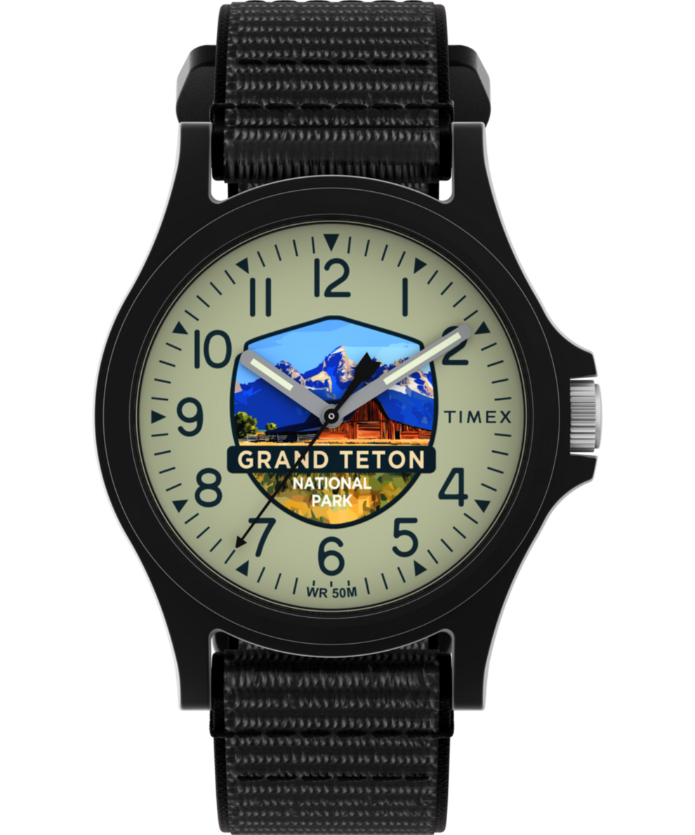 TW2Y58600 Reloj Timex «Grand Teton National Park» de 40 mm con correa de tela. Imagen principal