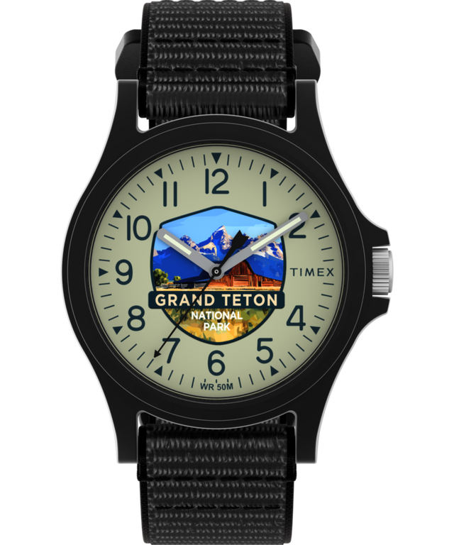 TW2Y58600 Timex Grand Teton National Park 40mm Fabric Strap Watch Primary Image