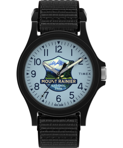 TW2Y58800 Timex Mount Rainier National Park 40mm Fabric Strap Watch Primary Image