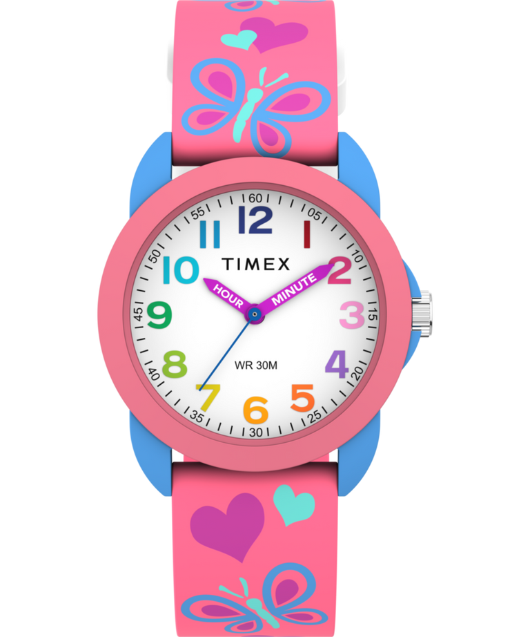TW2Y59700 Reloj Timex Kids Time Teacher de 30 mm con correa de silicona. Imagen principal