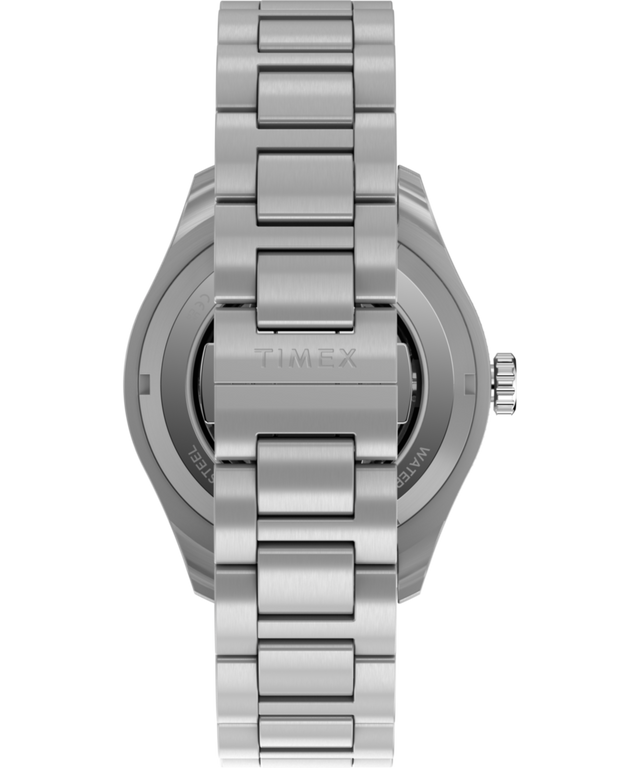 Imagen de la correa del reloj Waterbury Heritage Automatic GMT de 41,5 mm con brazalete de acero inoxidable TW2Y60600