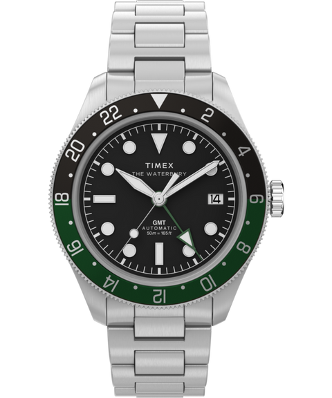 Waterbury Heritage Automatic GMT 41.5mm Stainless Steel Bracelet