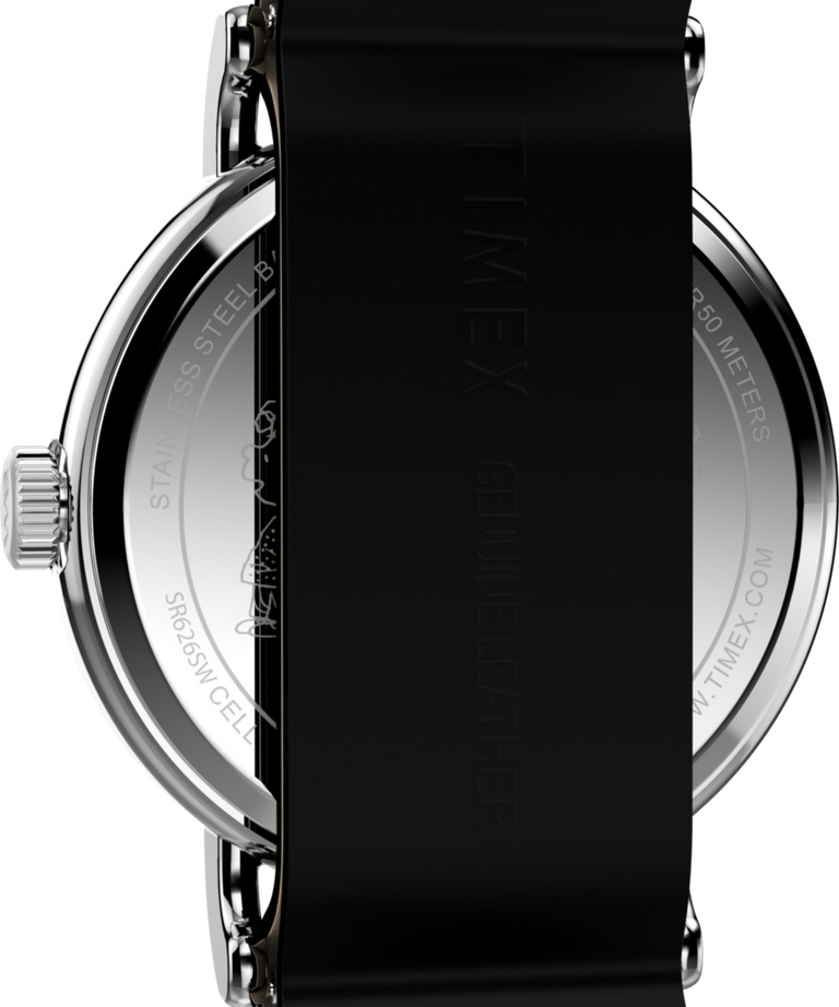 TW2Y60900 Peanuts® x Timex Weekender Snoopy  40mm Leather Strap Watch  Caseback Image