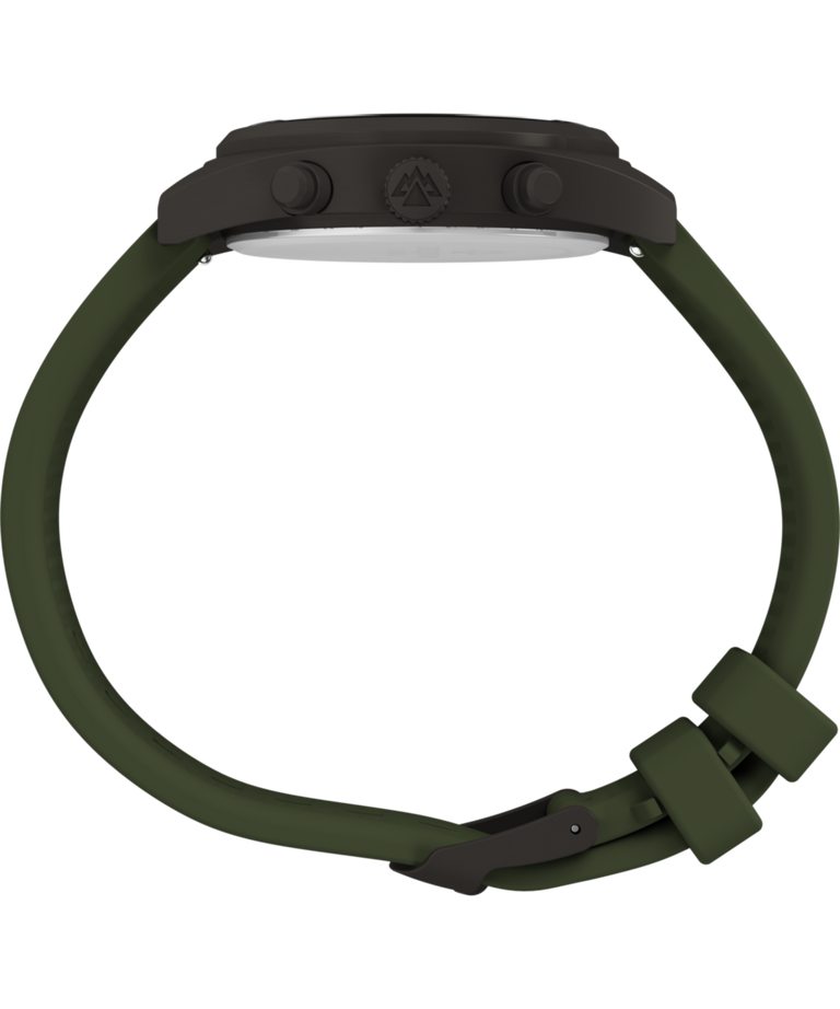 TW2Y61100 Expedition® Capstone Cronógrafo de 41 mm con correa de silicona: imagen del perfil del reloj