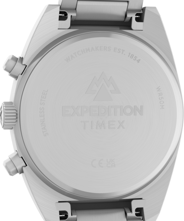 TW2Y61200 Reloj Expedition® Capstone Chronograph de 41 mm con brazalete de acero inoxidable  Imagen del fondo de la caja