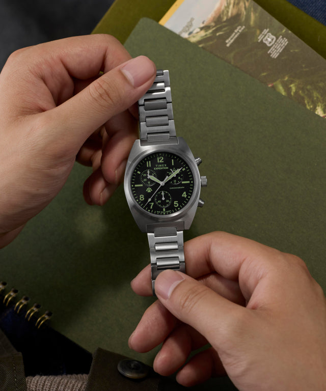 Reloj TW2Y61200 Expedition® Capstone Chronograph de 41 mm con brazalete de acero inoxidable  Imagen principal de la muñeca