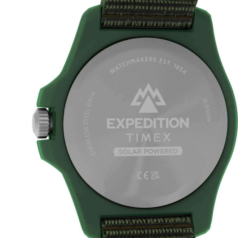 TW2Y61400 Expedition® Freedive Solar 46 mm #tide Imagen del fondo de la caja del reloj con correa de tela