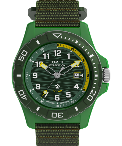 TW2Y61400 Expedition® Freedive Solar 46mm #tide Fabric Strap Watch Primary Image