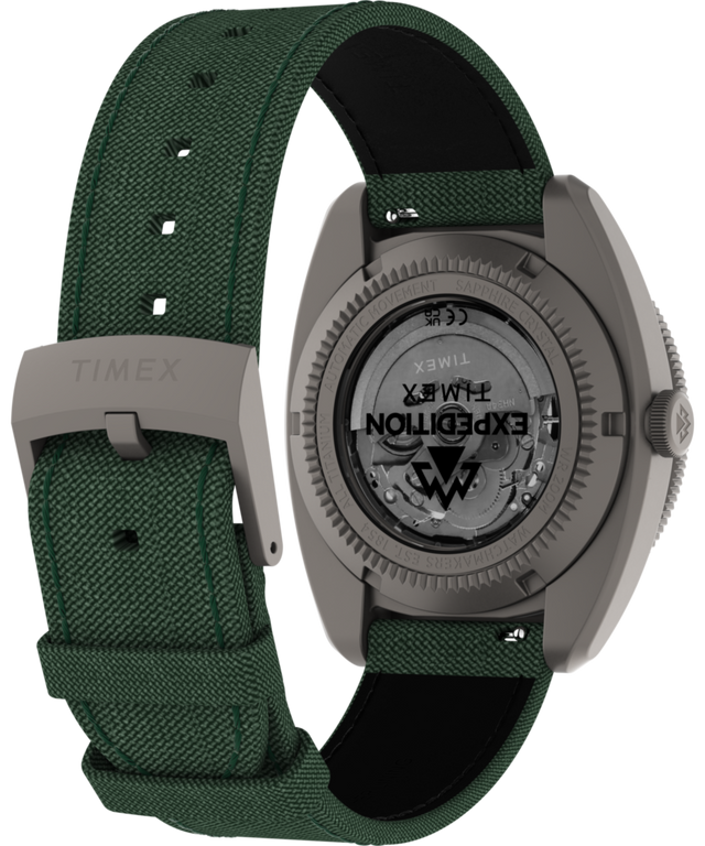 TW2Y63400 Expedition® Pioneer Titanium Automático GMT de 41 mm con correa de tela: imagen del fondo de la caja con accesorio