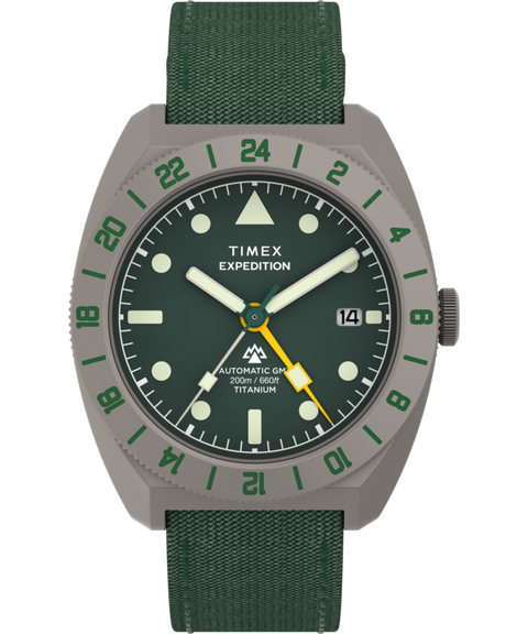 TIMEX EXPEDITION 腕時計 2本セット Expedition® Pioneer Titanium Automatic GMT 41mm Fabric Strap Watch