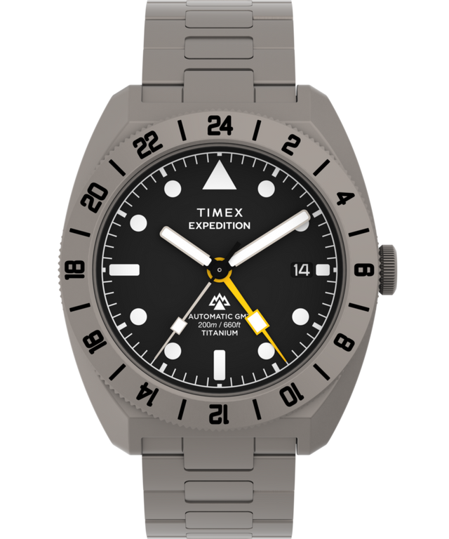 Imagen principal del reloj Expedition® Pioneer Titanium Automatic GMT de 41 mm con brazalete de titanio TW2Y63500