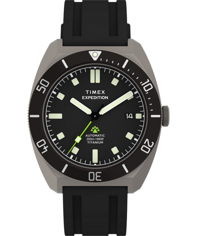 TW2Y63600 Expedition® Pioneer Titanium Automatic 41mm HNBR Synthetic Rubber Strap Watch Primary Image