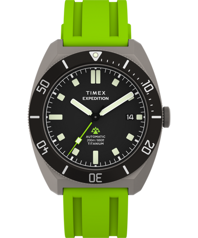 TW2Y63700 Expedition® Pioneer Titanium Automatic 41mm HNBR Synthetic Rubber Strap Watch Primary Image