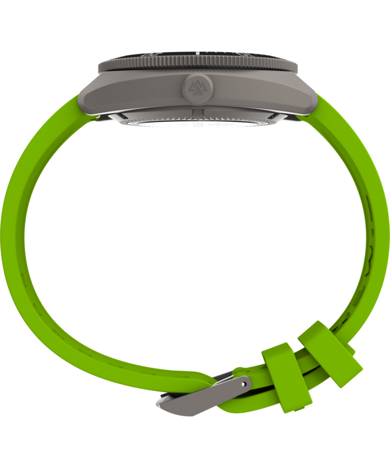 Reloj automático Expedition® Pioneer Titanium de 41 mm con correa de caucho sintético HNBR, imagen de perfil