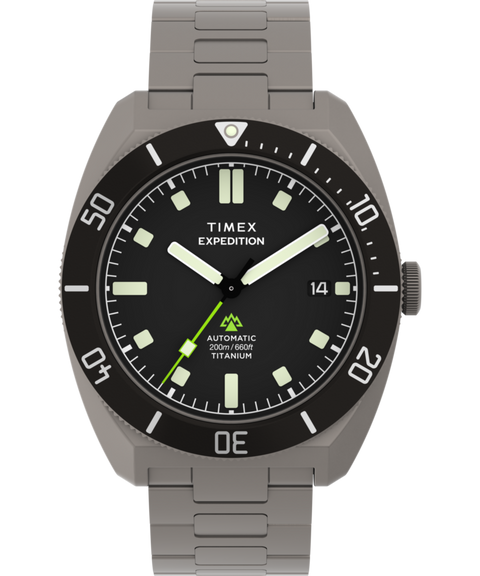 トゥデイ Expedition® Pioneer Titanium Automatic 41mm Bracelet Watch