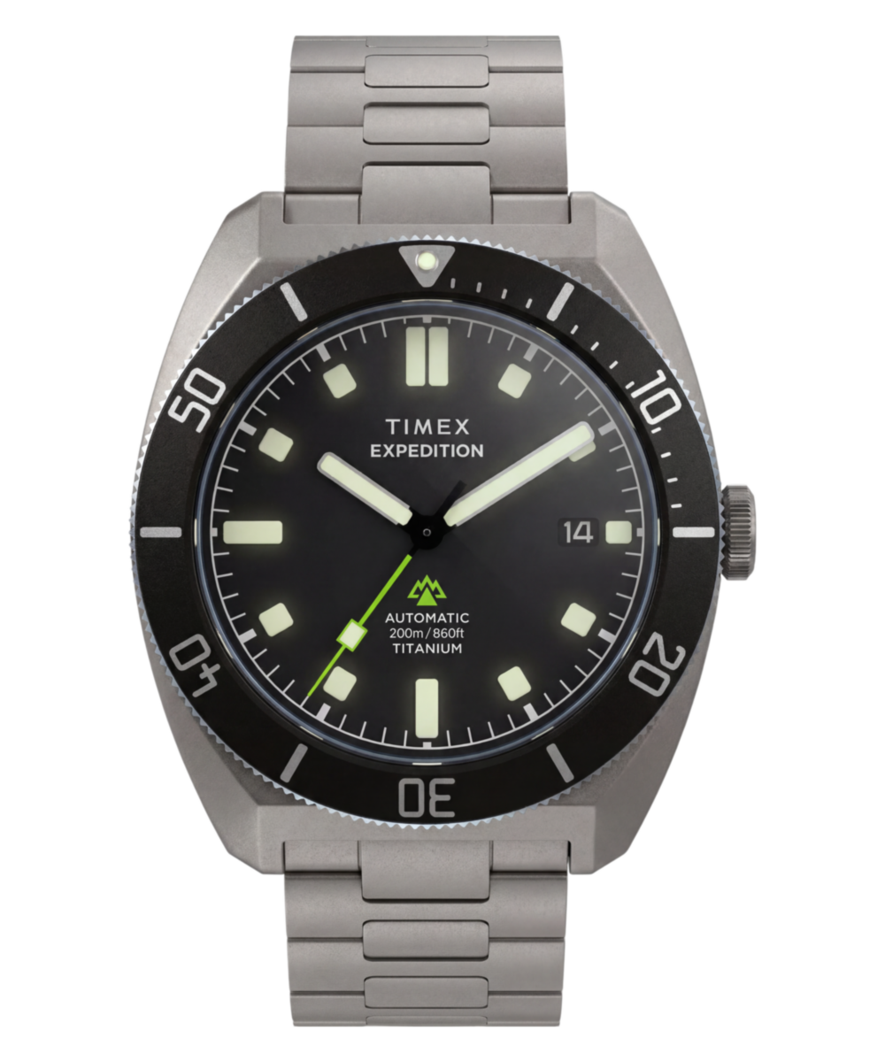 Timex Expedition Pioneer Titanium Automatic 41mm Bracelet Watch